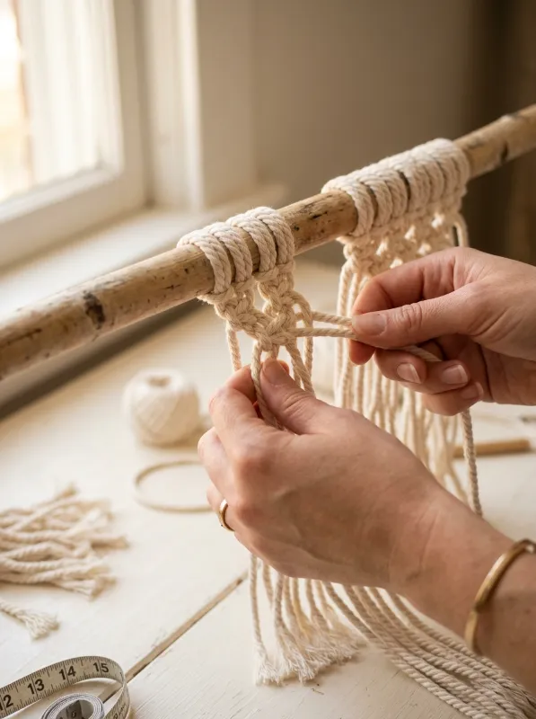 How to Make a Macrame Wall Hanging: Mastering Basic Knots