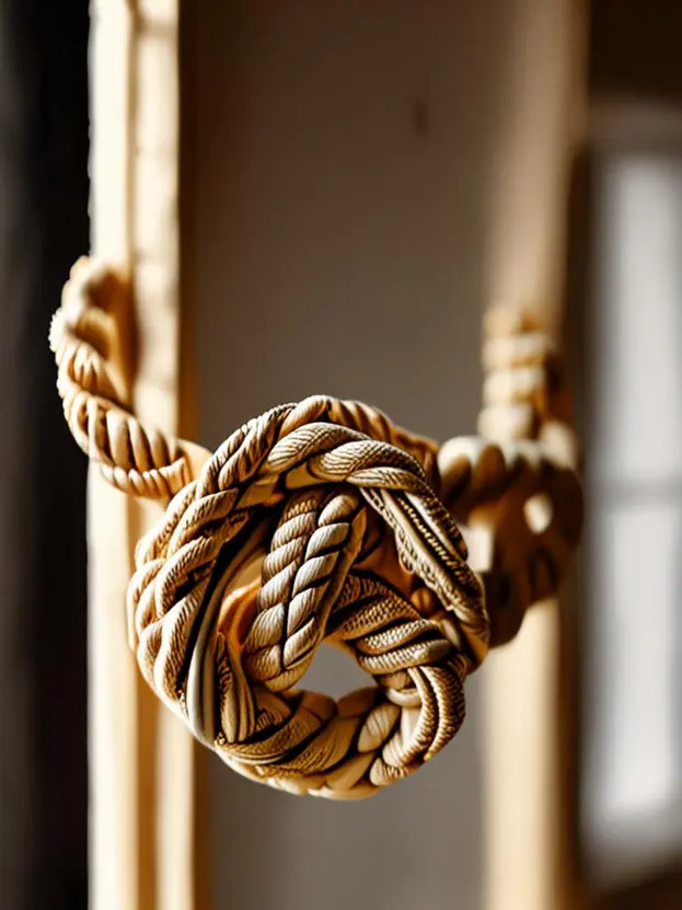 Knotted Rope Sculpture