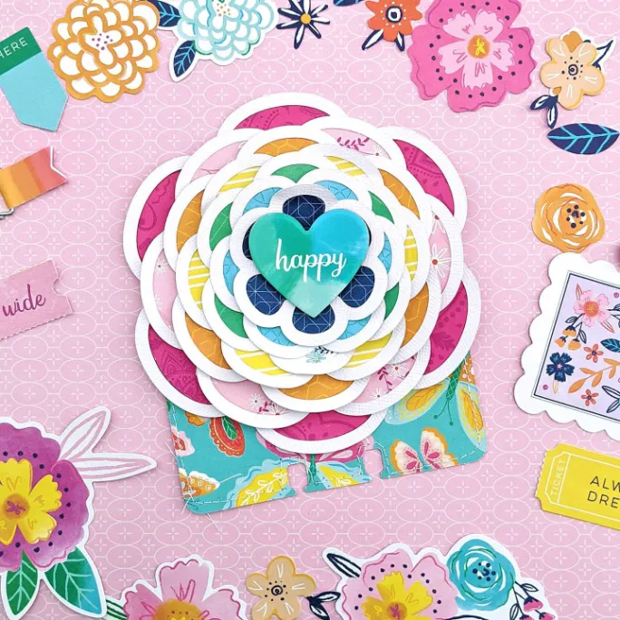 Layered Flower Shadowbox