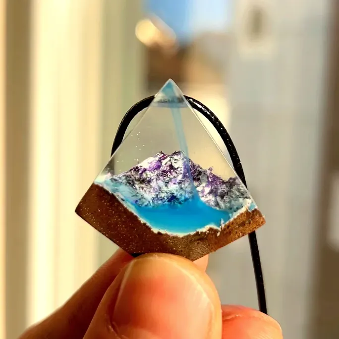 Layered Mountain Landscape