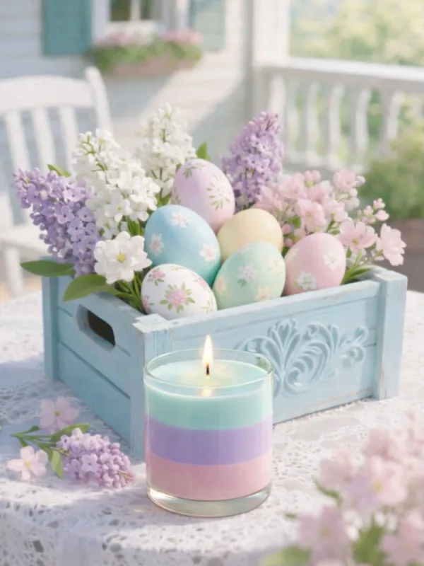 Layered Sand Art Candle