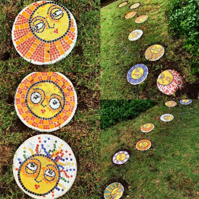 Mosaic Stepping Stone Path