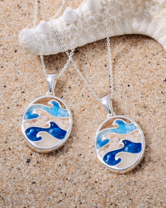 Ocean Wave Serving Tray