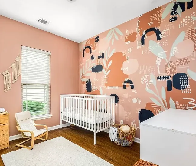 Painted Accent Wall Mural