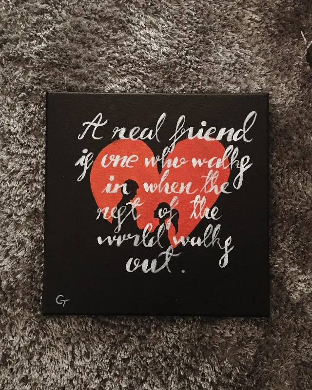 Painted Quote Canvas