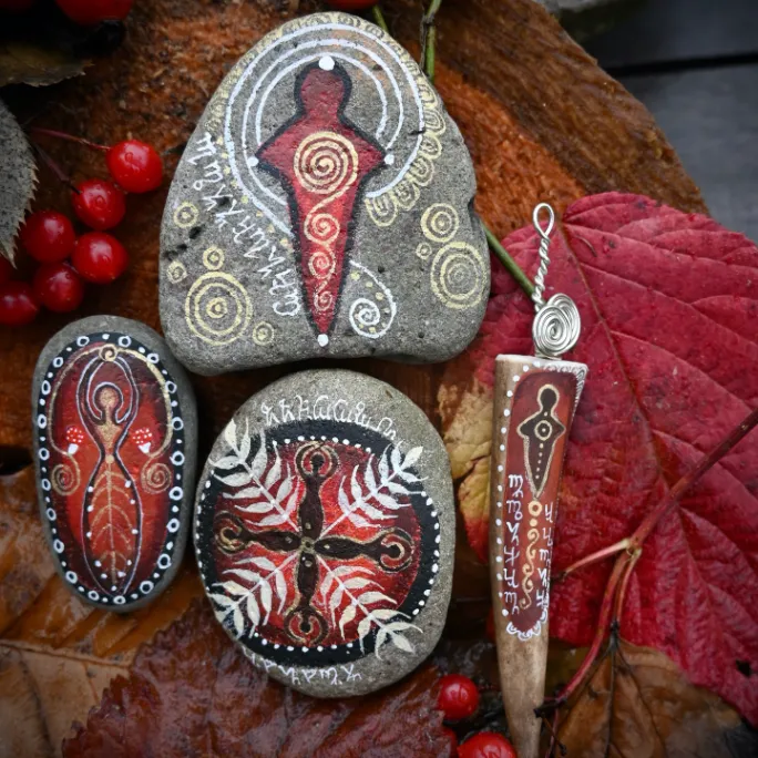 Painted Stone Accents