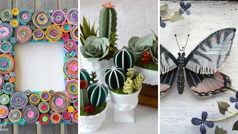 20 Paper Craft Ideas for Home Decor You Can Make This Weekend