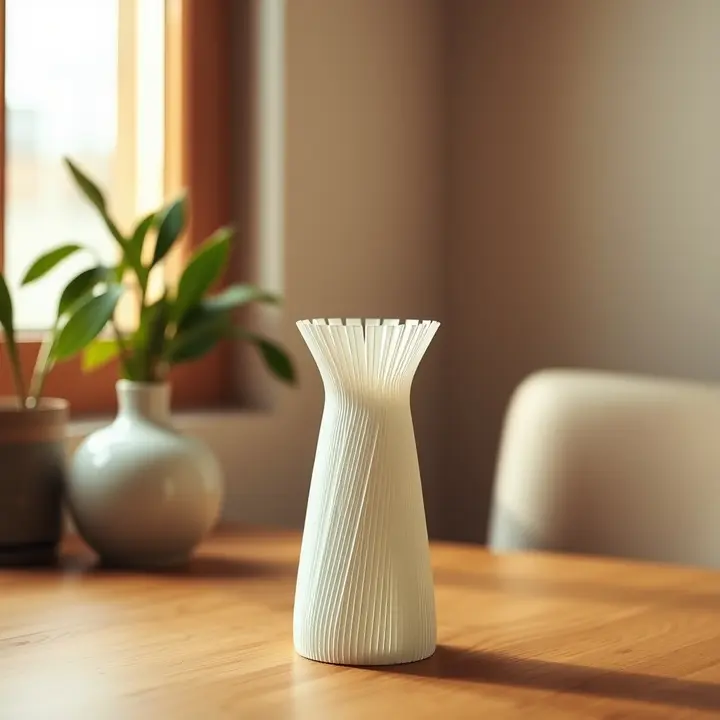 Paper Strip Vase Cover
