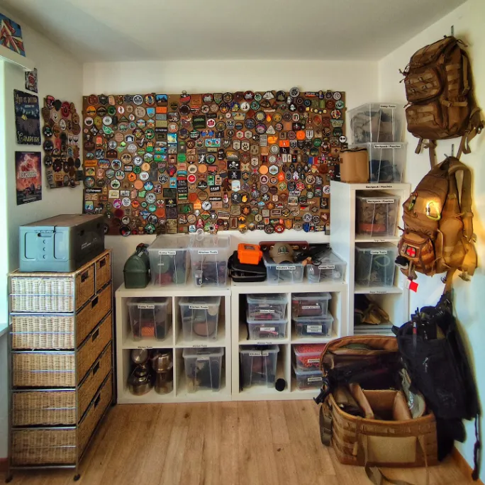 Pegboard Accessory Wall