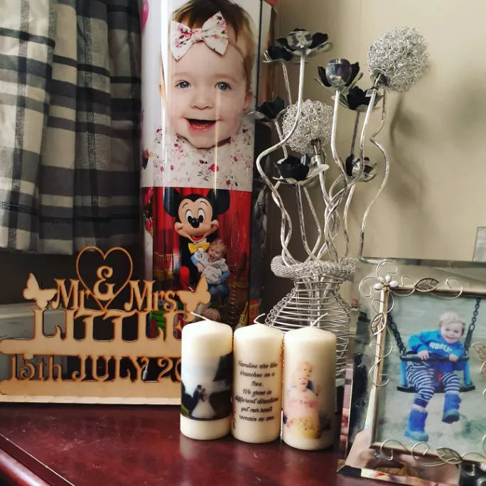Photo Transfer Memory Candle