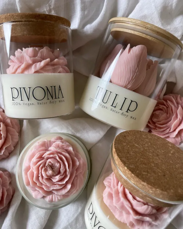 Pressed Flower Wax Sachets
