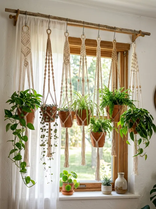 Project 4: Handmade Macramé Plant Hangers