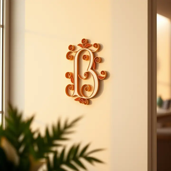 Quilled Wall Monogram