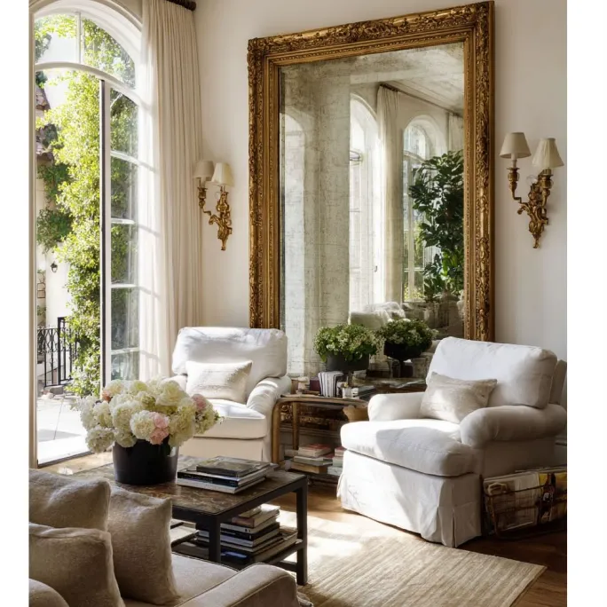 Reclaimed Window Frame Mirror