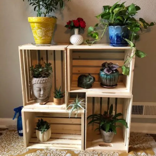 Rolling Wooden Crates