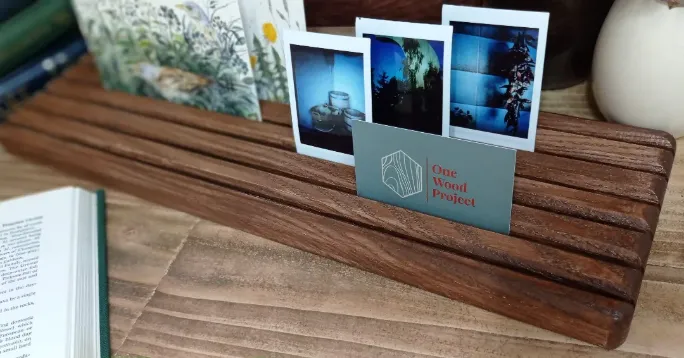 Rustic Wooden Photo Display