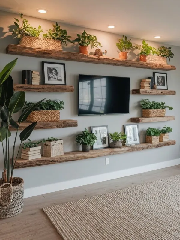 Rustic Wooden Utensil Caddy