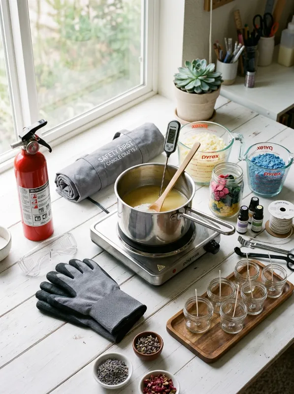 Safety Tips for Candle Making at Home