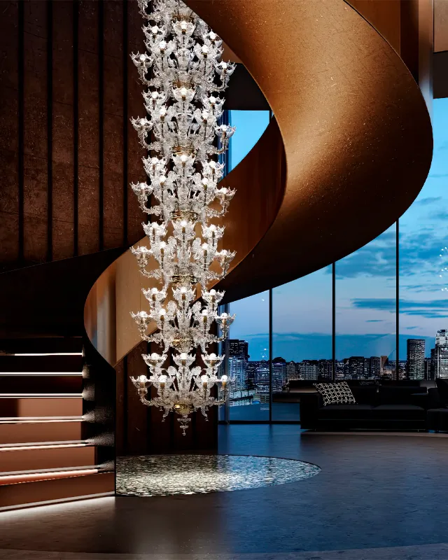 Sculptural Branch Chandelier