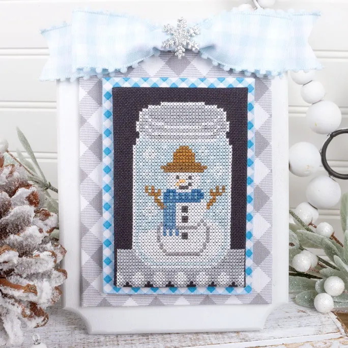 Snowman Mason Jar Set