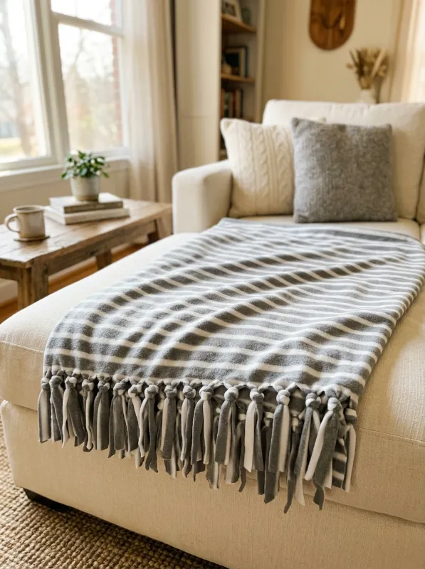 Step-by-Step Guide: How to Make a No-Sew Throw Blanket