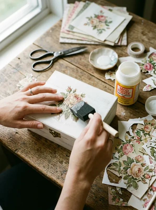 Step-by-Step Guide to Applying Decoupage