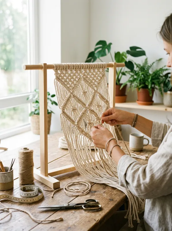 Step-by-Step Instructions for Making Your Macrame Curtain