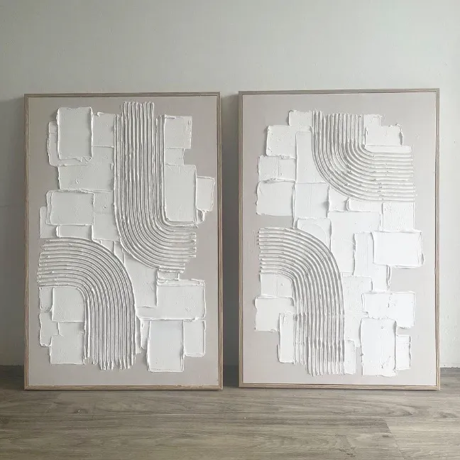 Textured Plaster Art Panel
