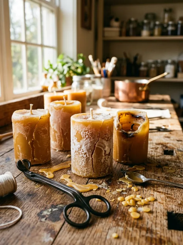 Troubleshooting Common Beeswax Candle Problems