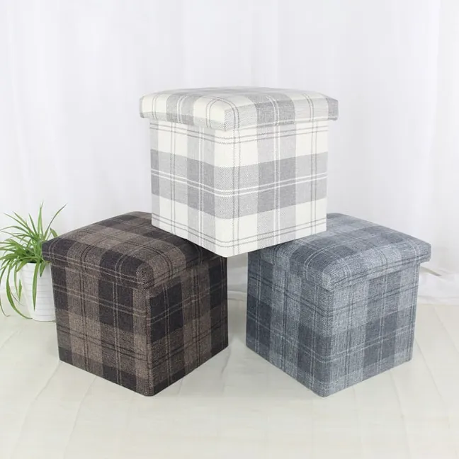 Upholstered Ottoman Drawers