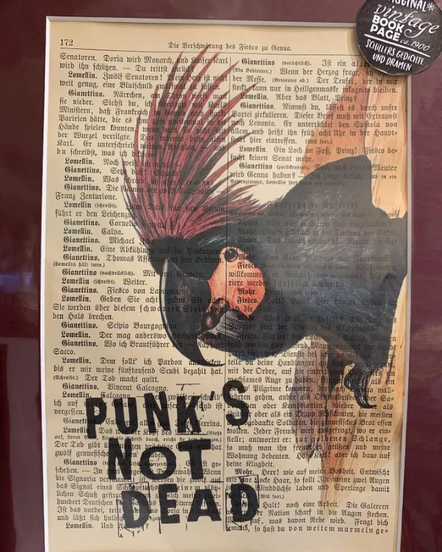 Vintage Book Page Covering