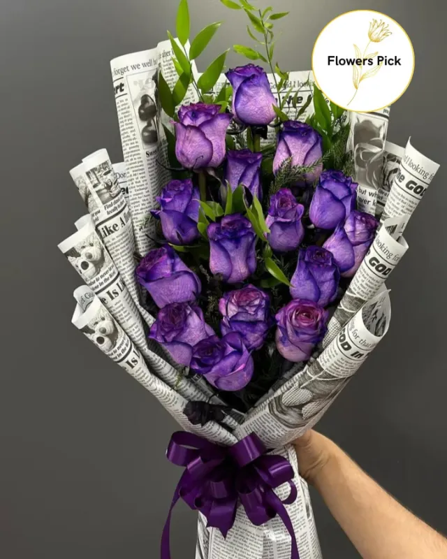 Vintage Newspaper Flowers