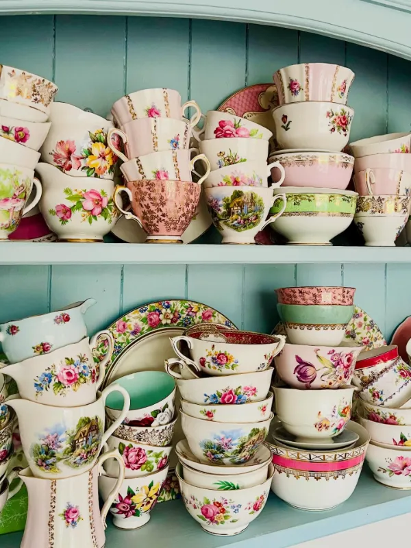 Vintage Teacup Planters