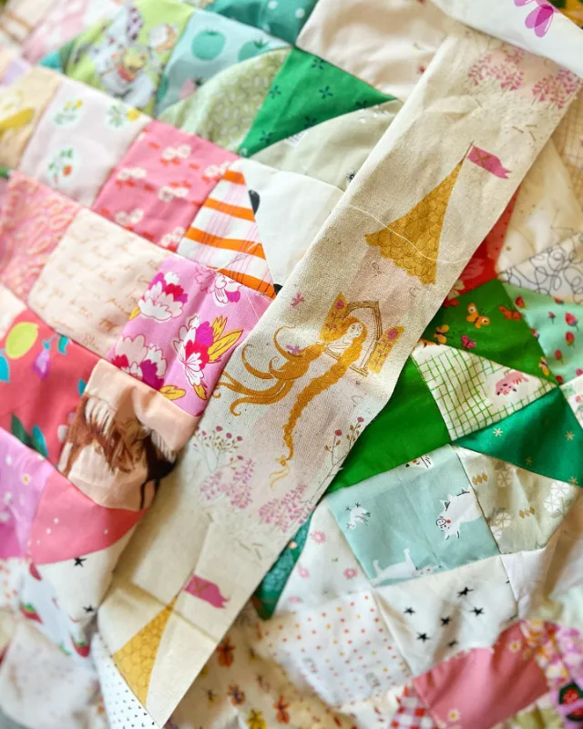 Whimsical Fabric Tassel Garland