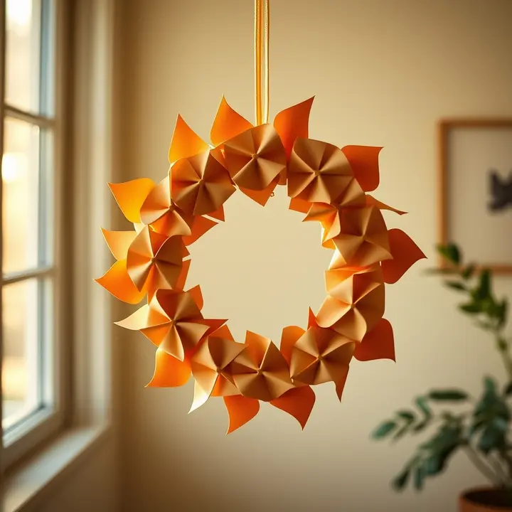 Whimsical Pinwheel Wreath