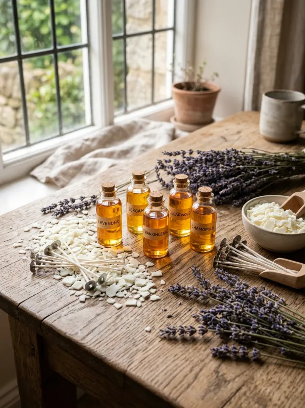 Why Choose Essential Oils for Homemade Candles?