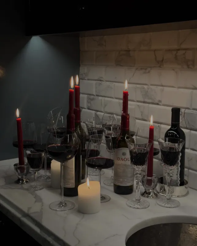 Wine Bottle Candle