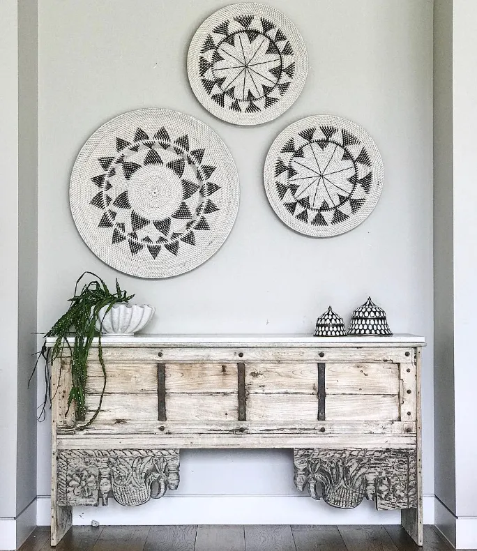 Woven Wall Basket Arrangement