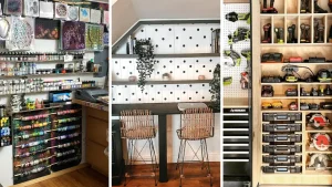 18 Creative DIY How to Make a Pegboard Storage Wall for Your Craft Room or Kitchen Ideas