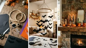 How to Make a Halloween Bat Mobile for Indoor Spooky Decor: Easy DIY Guide