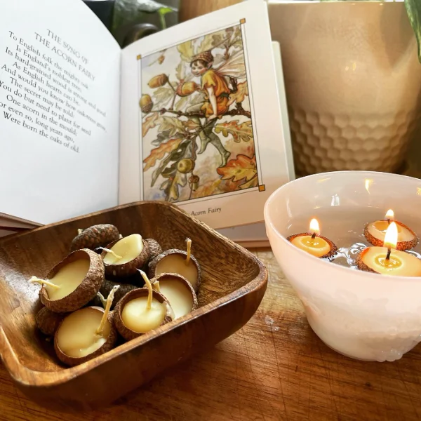 Acorn Cap Candles