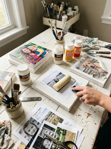Alternative Methods for Transferring Photos to Canvas