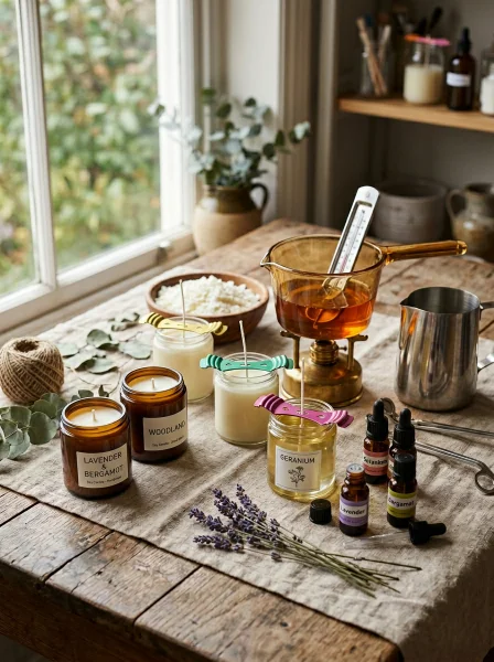 Candle Making and Home Fragrance Crafts