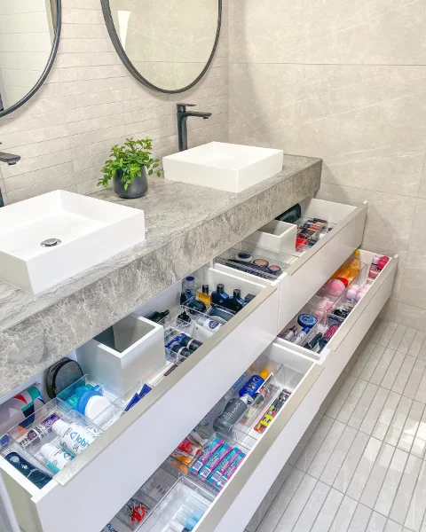 Clear Acrylic Drawer System