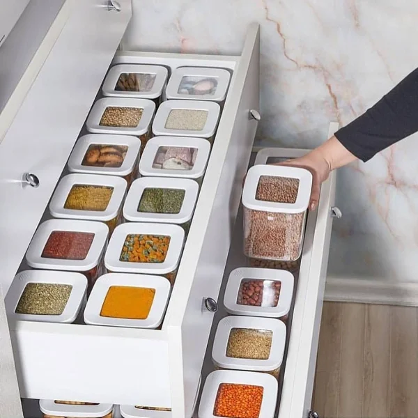 Clear Stackable Containers Clear Stackable Containers