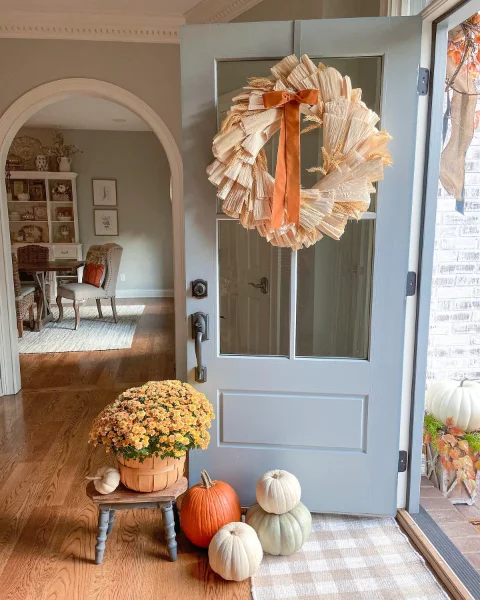 Corn Husk Sunburst Mirror
