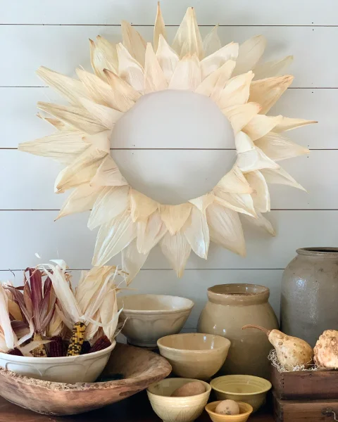 Corn Husk Wreath