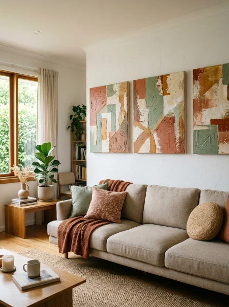 Creative Ideas for Large Canvas Art on a Budget