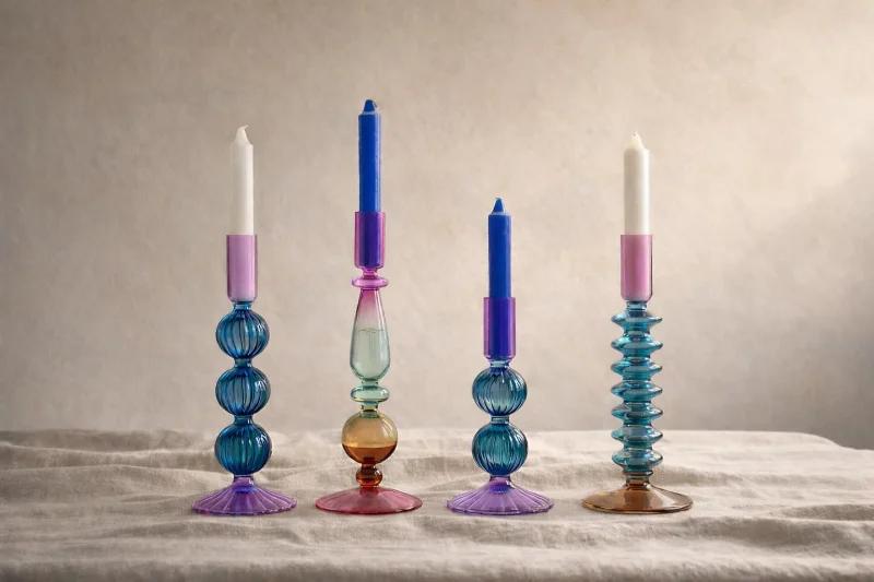 Crystalline Candle Holders