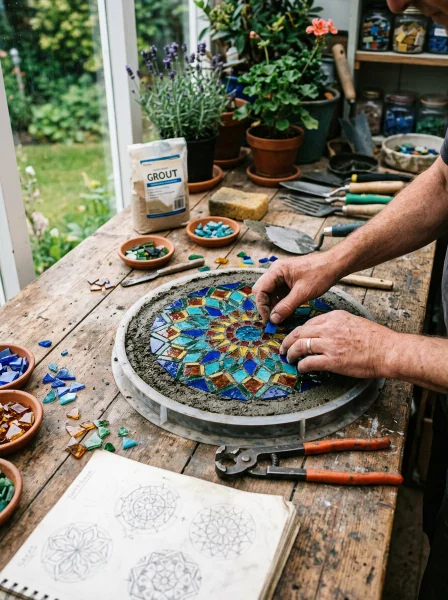 Design Ideas for Your Concrete Mosaic Stepping Stone Design Ideas for Your Concrete Mosaic Stepping Stone